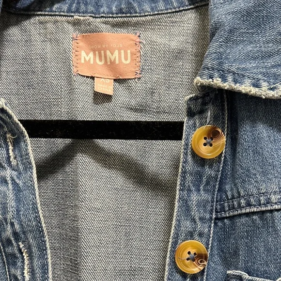 Show Me Your MuMu Denim Jumpsuit - Picture 6 of 9